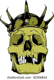 Vector skull illustration