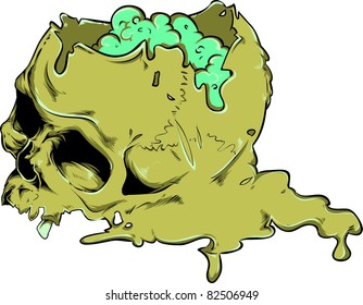 Vector skull illustration