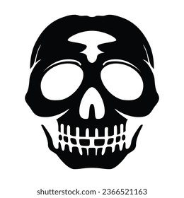 Vector Skull Illustration - Detailed and Artistic Skeleton Head Design