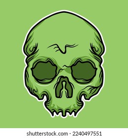 vector skull illustration that can be used for anything