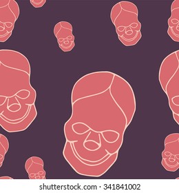 Vector Skull pattern