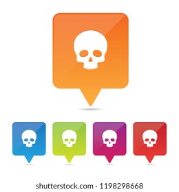 Vector Skull Pins