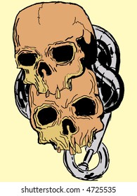 Vector skulls