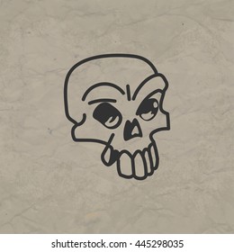 Vector Skulls Illustrations