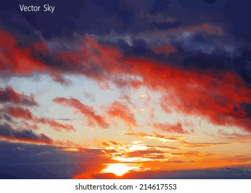 Vector sky