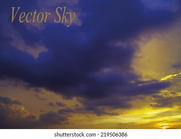 Vector sky