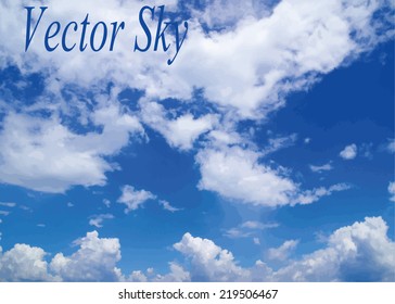 Vector sky