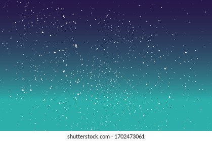 Vector sky star background night. Starry space universe wallpaper.