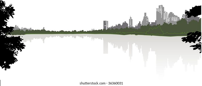 vector - skyline cityscape