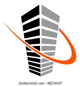 vector skyscraper symbol