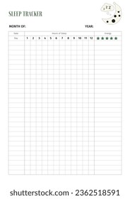 Vector Sleep Planner Templates Weekly Monthly and Yearly Planners To Do List Goal Planner Habit Tracker
Related Tags