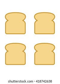 Vector Sliced Bread
