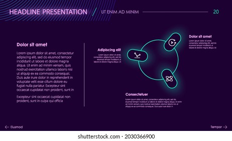 Vector slides for presentation. This You can be used for annual report and all type of company profile. Easy to edit and you can replace your own photos and color as well as text. Slide from set №4