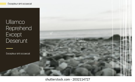 Vector slides for presentation. This You can be used for annual report and all type of company profile. Easy to edit and you can replace your own photos and color as well as text. Slide from set №5