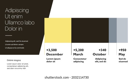 Vector slides for presentation. This You can be used for annual report and all type of company profile. Easy to edit and you can replace your own photos and color as well as text. Slide from set №5