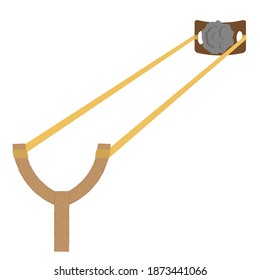 Icono de arma de disparo vectorial aislado en fondo blanco.
