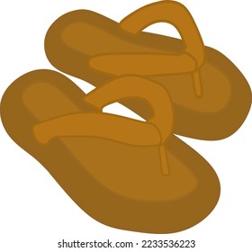 Vector Slipper Flip Flops Sandal