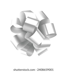 Vektorschlauch Geschenkbogengrafik Design.