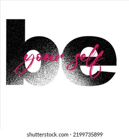 diseño elegante con letras de slogan vectorial