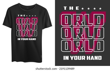 vector slogan mockup letters t shirt design