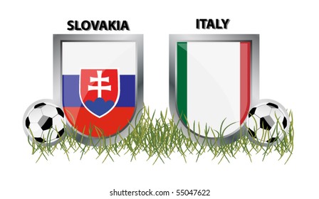 vector slovakia vs italy