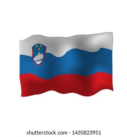 Vector Slovenia flag, new design
