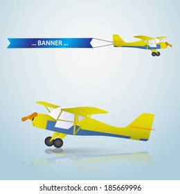 Vector Small Airplane Eps10