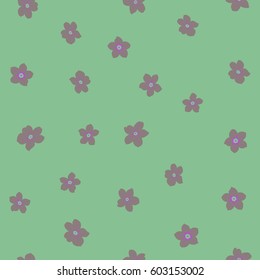 Vector small flowers on a neutral background. Cute seamless pattern in small flowers. The elegant the template for fashion prints. Ditsy floral style.