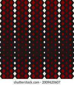 Vector small geometric diamond shape vertical halftone seamless pattern vintage Christmas color background. Argyle pattern. Use for fabric, textile, interior decoration elements, upholstery, wrapping.