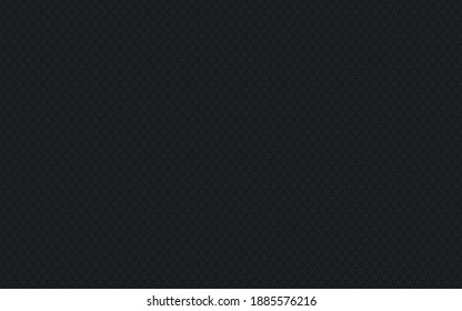 Vector small square geometric shape with modern black metallic color seamless pattern background.