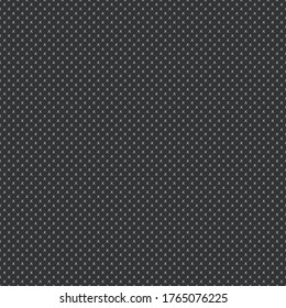 Vector small x cross seamless pattern with modern black color background.