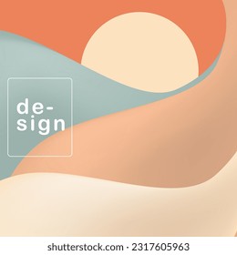 vector smart blurry pattern. Abstract illustration with gradient blur design. Design for landing page