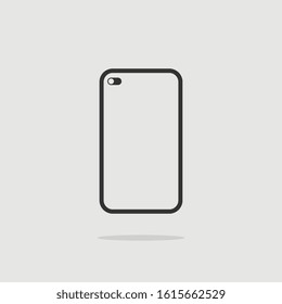 Vector Smart Phone With Back Camera Icon