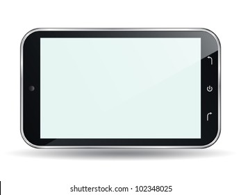 Vector smart phone with blank display