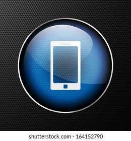 Vector smart phone icon background
