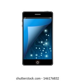 vector smart phone with system circuit