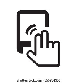 Vector smart phone and tablet icon