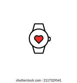 Vector of smart watch icon