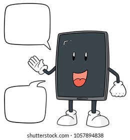 vector of smartphone cartoon