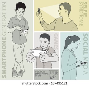 Vector smartphone generation