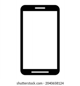 Vector Smartphone Glyph Icon Design
