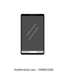vector smartphone icon isolated on white background