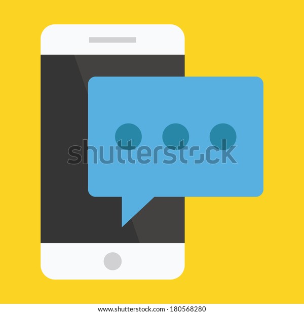 Vector Smartphone Message\
Icon