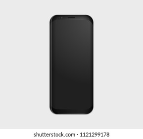 Vector Smartphone Mockup. Mockup template for branding and product designs. Easy to use for advertising branding and marketing.