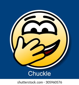 Vector Smiley Chuckle