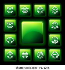Vector smiley iconset