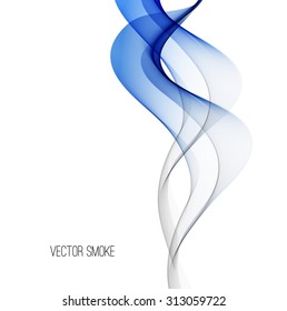 Vector Smoke. Abstract template background. EPS 10