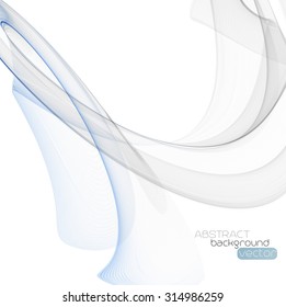 Vector Smoke. Abstract template Fractal background. EPS 10