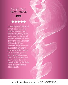 vector smoke effect hand drawn