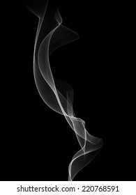 Vector Smoke - Realistic smoke vector.  Smoke object is behind a clipping mask and extends beyond artboard.  To release clipping mask, select all and then click: object > clipping mask > release. 